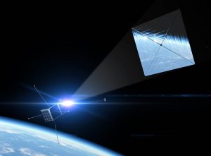 Laser sail spaceship